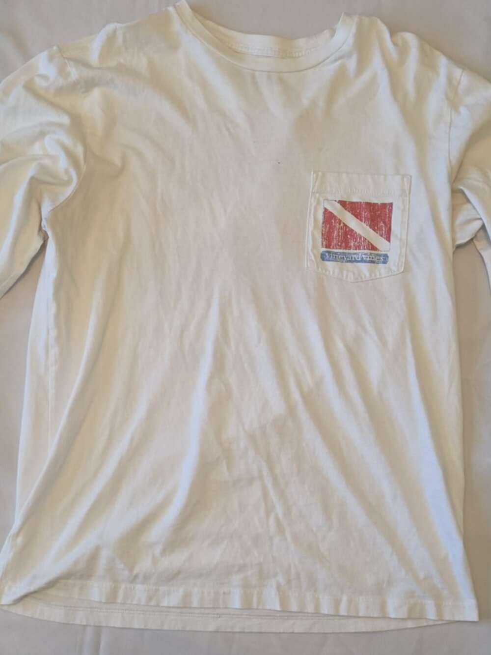 Vineyard Vines Long‑Sleeve Pocket Tee – Men’s Small – Excellent